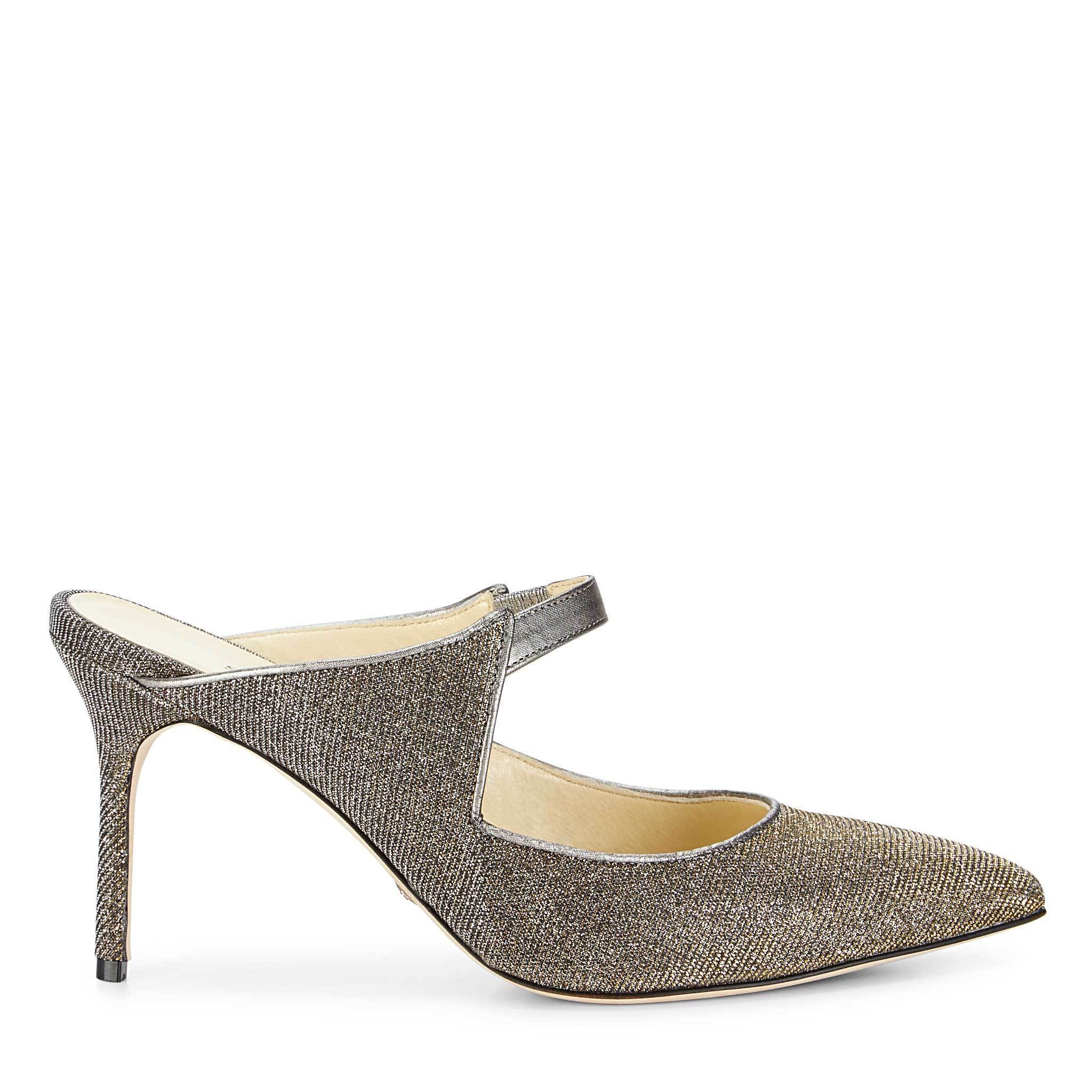COLOR|Gunmetal Lame Fabric