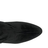COLOR|Black Stretch Velvet