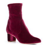 COLOR|Burgundy Stretch Velvet