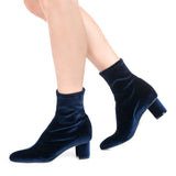 COLOR|Navy Stretch Velvet