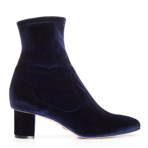 COLOR|Navy Stretch Velvet