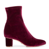 COLOR|Burgundy Stretch Velvet