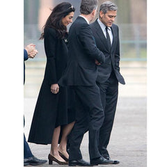 Amal Clooney wear the Emma in Chocolate Leopard Hair Calf