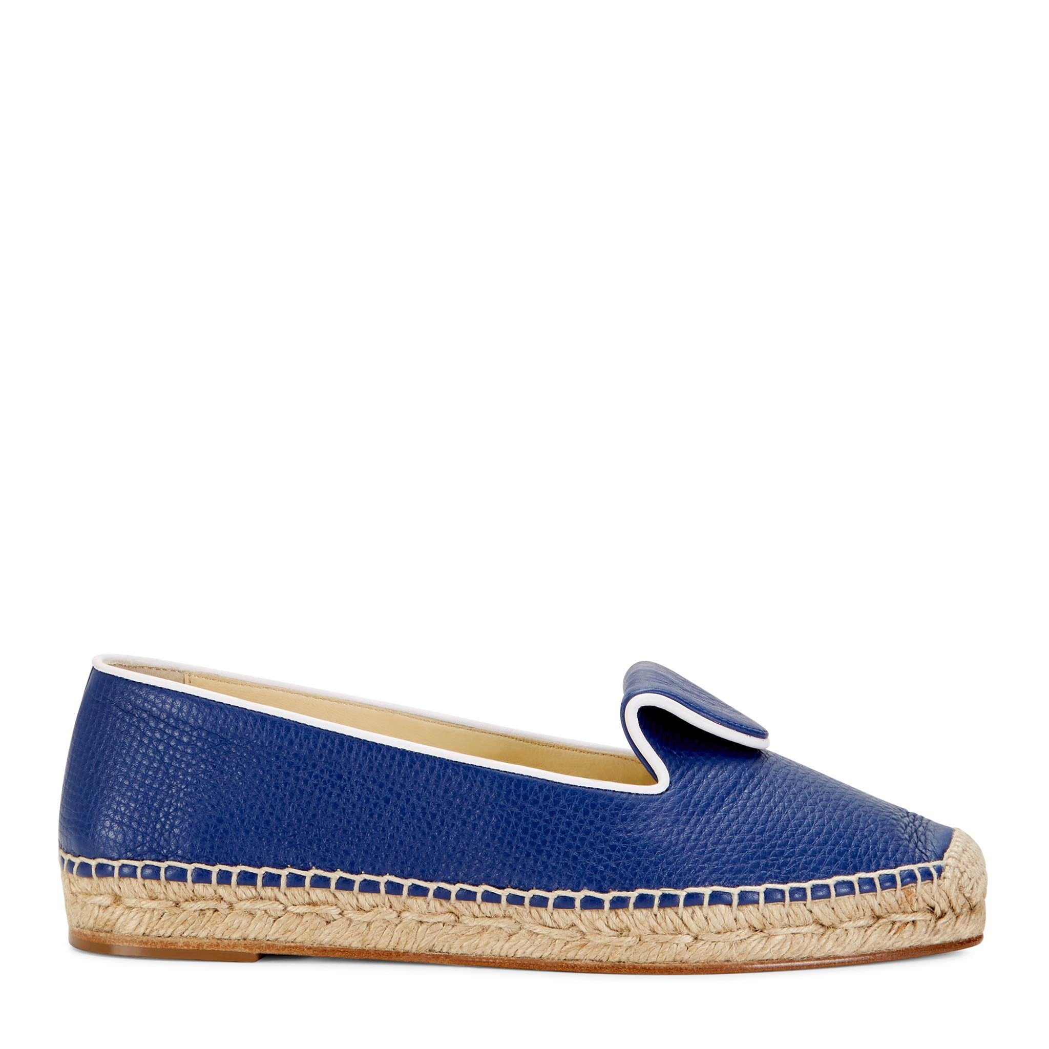 COLOR|Navy Grained Leather