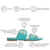 COLOR|Turquoise Vachetta