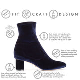 COLOR|Navy Stretch Velvet
